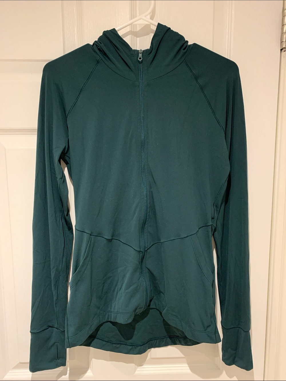 aerie OFFLINE Green Full-Zip Hooded Jacket
